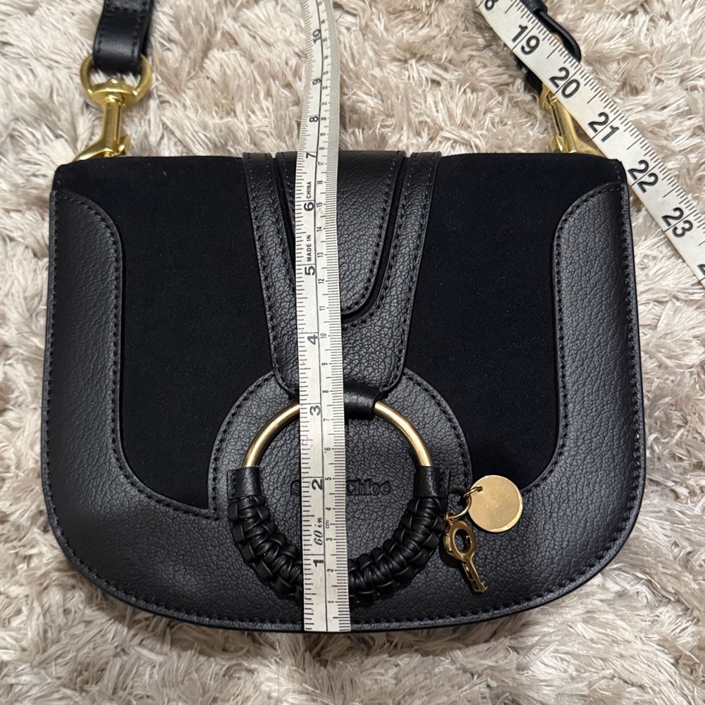See by Chloe black leather and suede crossbody - Picture 10 of 12